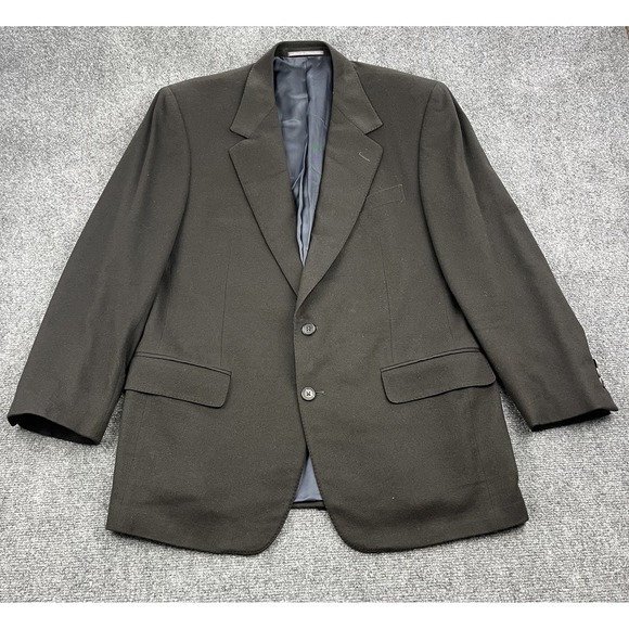 Ermenegildo Zegna Other - Ermenegildo Zegna Blazer Jacket 100% Cashmere Men Size 44R Sport Coat Black